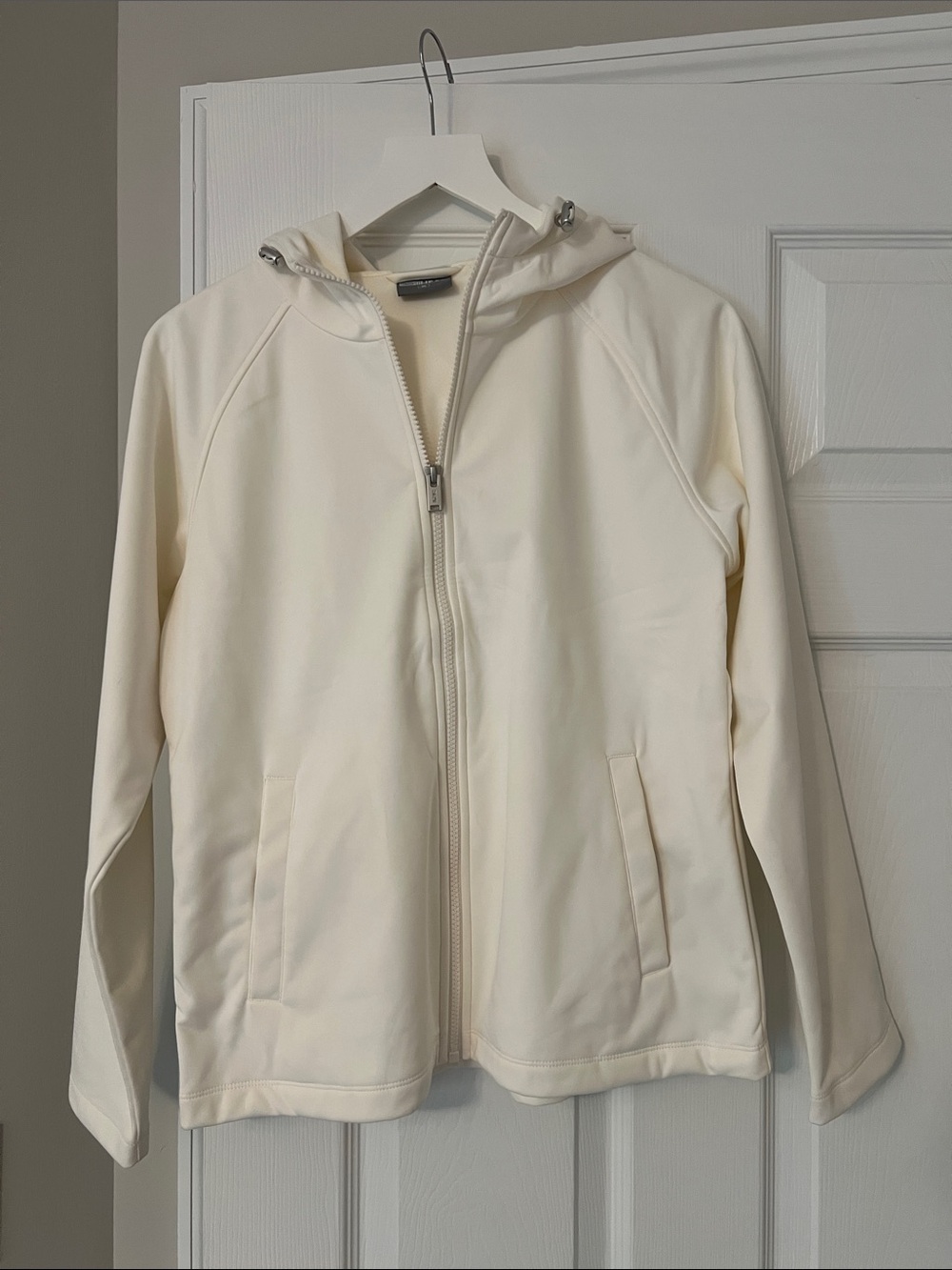 32 Degrees Cream Hooded Zip Jacket